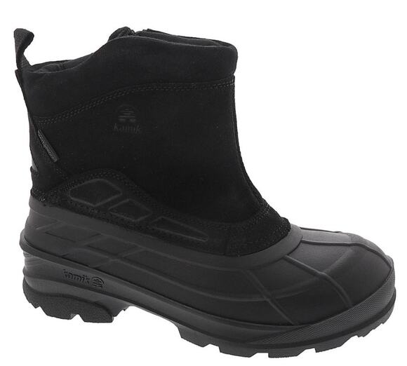 Kamik Other - Kamik Mens Champlain 3 Winter Boot Size 12 EU 45 Black Suede Waterproof NIB